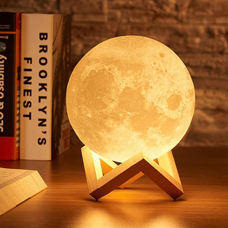 LUNA LED PARA DECORACION DE HOGAR
