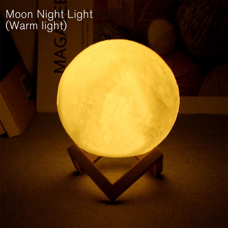 LUNA LED PARA DECORACION DE HOGAR