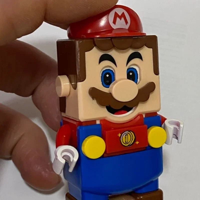Super Mario Bros Luigi  Action Figure Assembled Model Toys mark box Dolls Childrenhand Holiday gift  Birthday Gifts spiderman