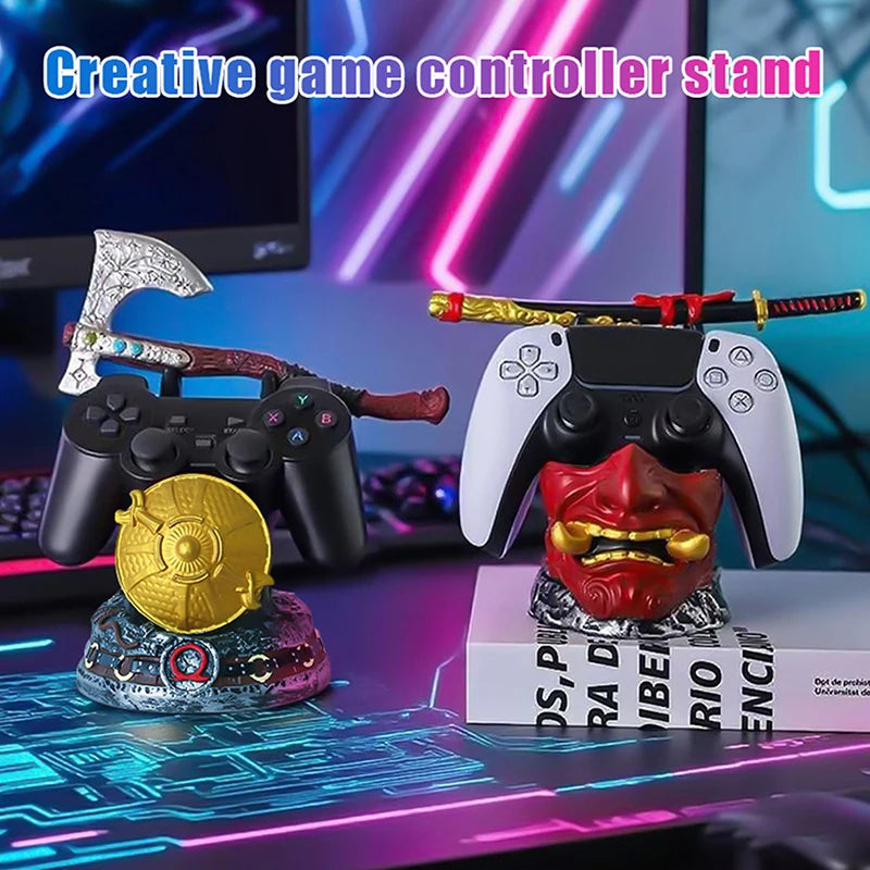 1pc New God Of War Game For PS5/Xbox/PS4 Controller Creative Stand Unique Gamepad Stand Desktop Decoration Game Accessory