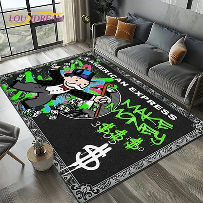 alfombra antideslizante de dinero