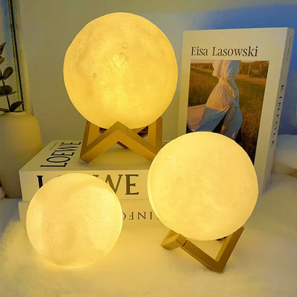 LUNA LED PARA DECORACION DE HOGAR
