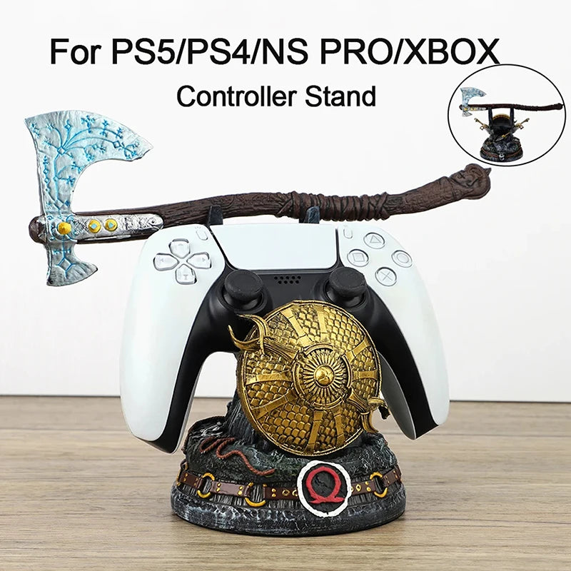 1pc New God Of War Game For PS5/Xbox/PS4 Controller Creative Stand Unique Gamepad Stand Desktop Decoration Game Accessory