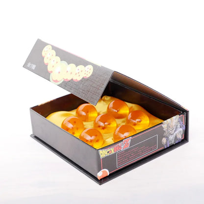 Dragon Ball 7pcs/set 1:1 Crystal ball 3.5cm Action Figure Toys Summon Shenron Wishing Balls Collection Model Gift