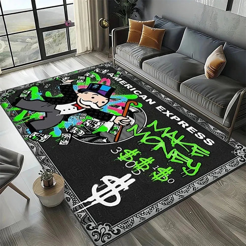 alfombra antideslizante de dinero