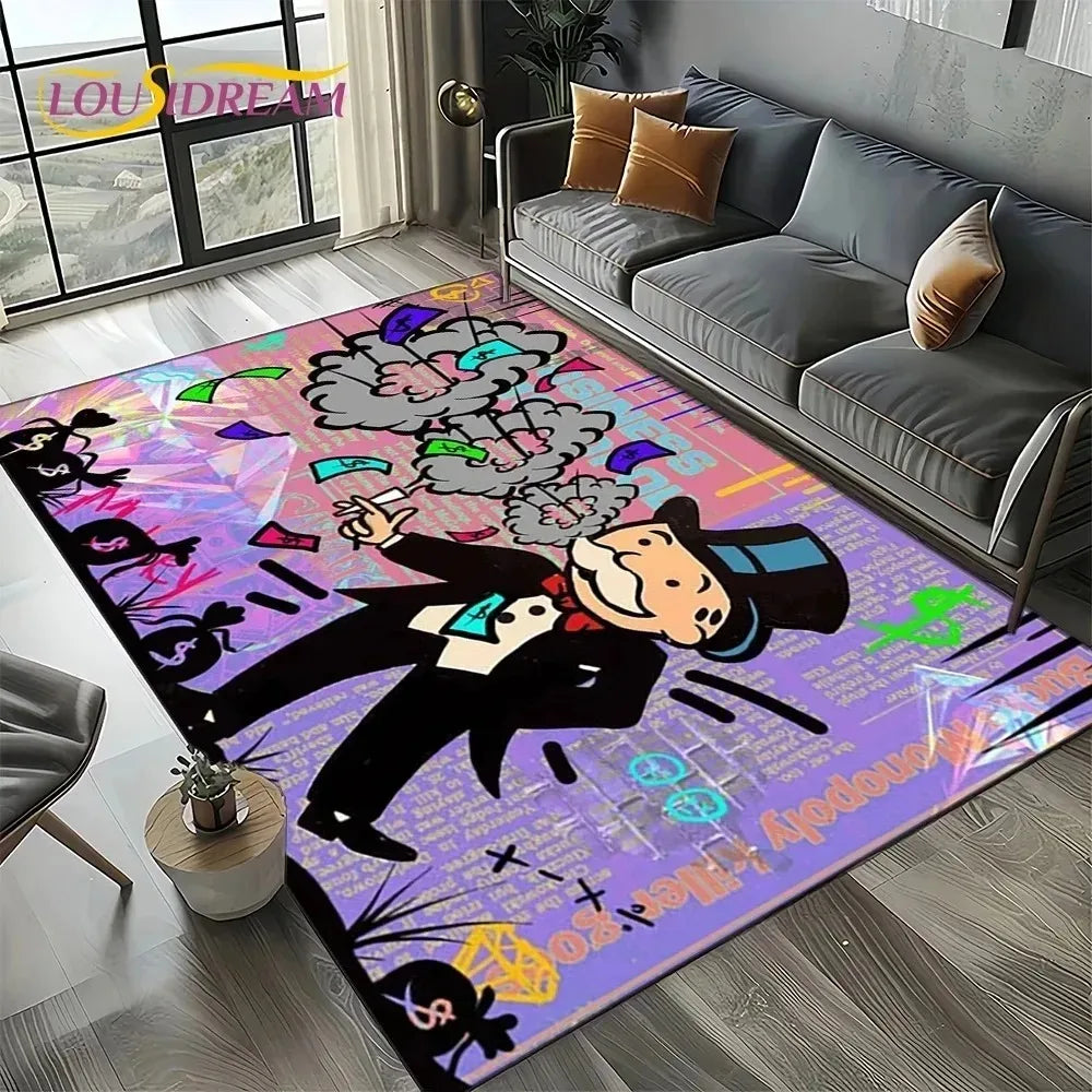 alfombra antideslizante de dinero