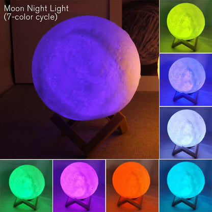 LUNA LED PARA DECORACION DE HOGAR
