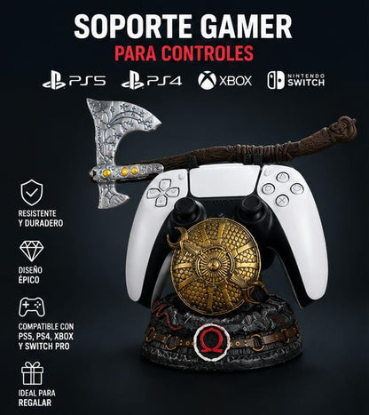Soporte gamer GOD OF WAR para control PS4,PS5 y Xbox